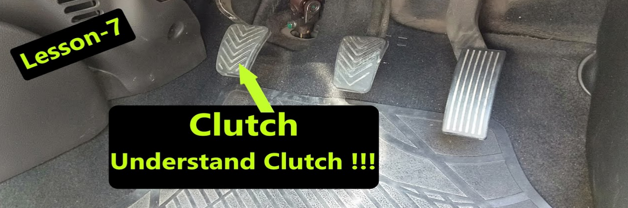 Understand car clutch pedal usage and functioning in manual car