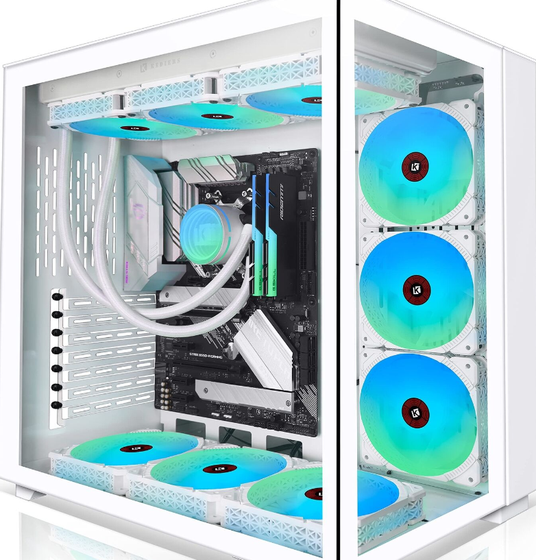 ATX Tower Tempered Glass Gaming Computer Case