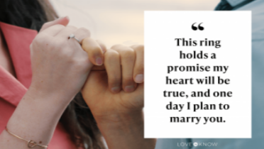 What to Say When Giving a Promise Ring